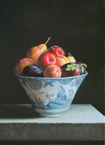 Stilleven-met-fruit-in-Delftse-kom-2022-olieverf-op-paneel-426-x-31-cm-362x500 Stock
